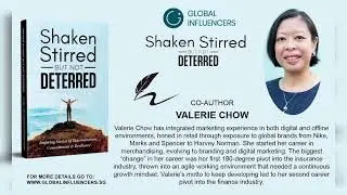 Presenting Valerie Chow - Co-author of Shaken, Stirred But Not Deterred