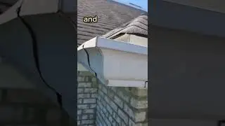 Don't follow this example for gutter miter installation #diy #diytips  #tips #shorts
