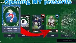Opening my Presents in Madden Mobile 21! Diamond pulls!!