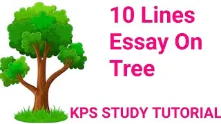10 lines On Tree in English for Kids||10 Lines On Importance of Trees in English