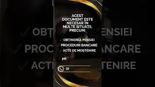 📜 Certificatul  &bdquo;Certificatul de viata&rdquo; &ndash; Document Oficial pentru Diverse Proceduri! ✅👤