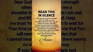 Read This In Silence 🙏🏽 #prayer #shorts #prayershorts