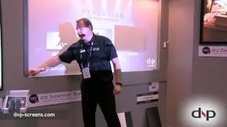 dnp Supernova Ambient Light Rejecting Technology Versus A Traditional Projector Screen