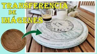 COMO HACER TRANSFERENCIA DE IMÁGENES EN MADERA / TABLA DE MADERA / DECAPADO