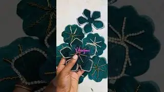 How to make beautiful 3D appliqu&eacute;s #youtubemadeforyou #youtubeshorts #3Dappliques