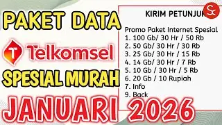 PAKET INTERNET MURAH TELKOMSEL 2026 |  KODE DIAL TELKOMSEL SUPER MURAH 2026