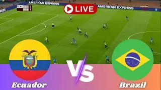 Ecuador vs Brazil  World Cup Qualifiers Simulation  PES 21 Full Match