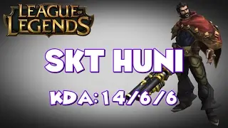 SKT Huni as Graves vs Elise - Jungle (KR Replay) League Of Legends