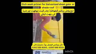 Etch wash primer by khan paints