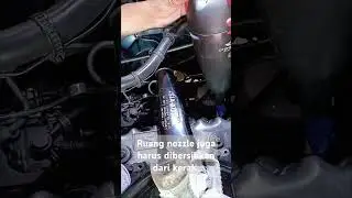 cara membersihkan ruang bakar nozzle panther kotak 2.3 #nozzlepanther #vacumdebu