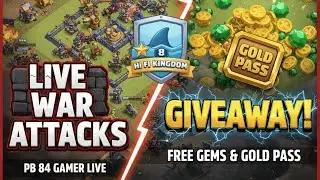 COC Live War | Base Visit | Rebuilding Clan | Clash Of Clans Live | PB 84 GAMER