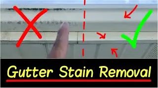 ✅Best Gutter Stain Remover | How to Clean Fascia and Soffit on Home DIY HD Review