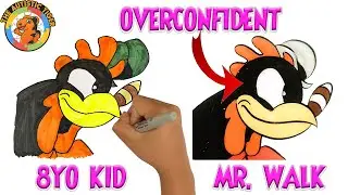 Cock o' The Walk - How to Draw Disney's Silly Symphonies Easy