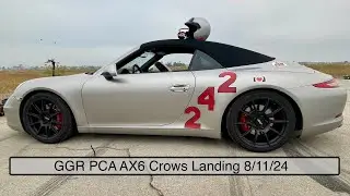 GGR PCA Autocross #6 | 8/11/24 | Porsche 991.1 S Cab | Bridgestone RE71RS | Crows Landing