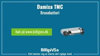 Damixa TMC brusebatteri, krom & sorte greb | EAN: 5708516052951