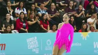 Catarina Craveiro (POR) - Junior Ladies - Short Program - WSG Argentina 2022