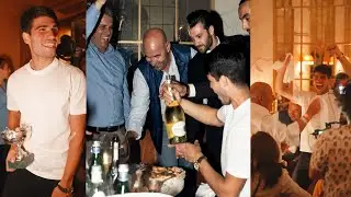 Alcaraz's Reaction When His Mom and Dad Surprised Him with a CRAZY Party after Winning Roland-Garros