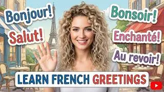 Essential French Greetings | Start Every Conversation Right! 🇫🇷👋