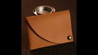 DIY Leather Flap Business Card Holder | Elegant Handmade Card Case Tutorial