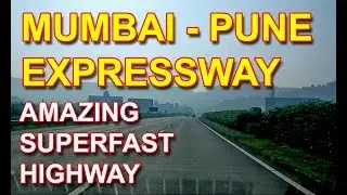 Mumbai Pune Expressway Part 1 drive from Panvel to Khalapur Toll Naka Nov 2017 Video