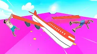 DESCEMOS NO ESCORREGADOR DE 999999 METROS DENTRO DE UM AVIÃO GIGANTE!!!