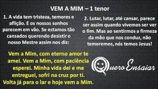 vem a mim   1 tenor   queroensaiar