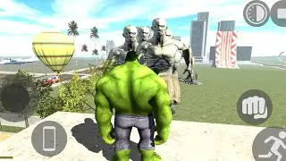 The Hulk Vs Giant Monster Zombie attack || Indian bike driving 3d game 