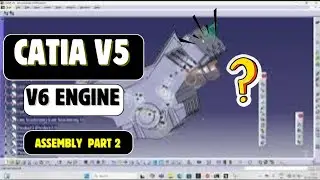 CATIA V5 V6 Engine Assembly &ndash; Part 2 | Piston, Crankshaft & Connecting Rods