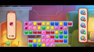 HomeScapes Level 1260 Walkthrough || Cherry Collectable || 3 Moves Left #homescapes