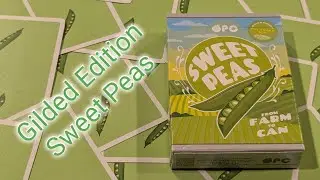 Daily deck review day 528 - Gilded Edition sweet peas by Organic playing cards