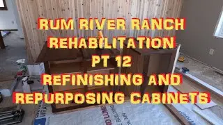 Rum River Ranchette Rehab pt 12, Utility Room Cabinet Refinish and Install
