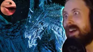 Forsen Reacts - Ifrit vs. Bahamut Fight Scene (Final Fantasy XVI) 4K ULTRA HD Eikons Cinematic