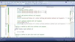 ref keyword in C#