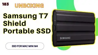 SSD FOR APPLE MAC MINI M4 Samsung T7 Shield Portable SSD 1TB #macminim4 #ssd @desidrivevlogs