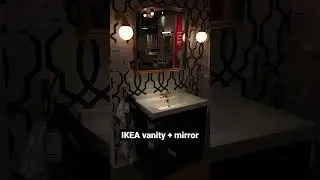 #ikea #vanity and #mirror