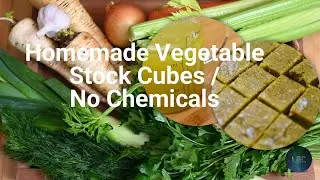Easy & Healthy Recipes | Homemade Vegetable Stock Cubes | Vegetable broth cubes