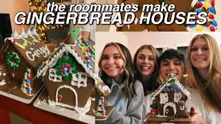 CHRISTMAS SHOPPING & GINGERBREAD HOUSE COMPETITION! (vlogmas day 9)