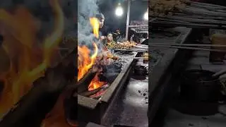 Roadside bbq stand |barbeque stall|bbq street food