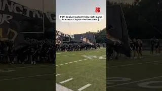 First time on the mic. Blue Valley student sportscasters recap the game