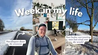 Geweldig nieuws aan het eind, hardlopen door de sneeuw en het nieuwe boek schrijven! 🪴