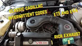 (Part 3) SUPER RICH Exhaust, Codes E13 E44, SMOKE TEST/FUEL PRESSURE CHECK ('93 Cadillac DeVille)