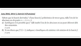 Juny 2016 Sèrie 5 exercici 4 (Funcions)