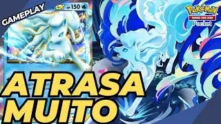 Alolan Ninetales torments its opponent | Pok&eacute;mon TCG Pocket Gameplay