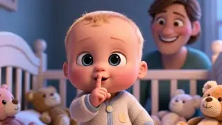 Quiet Time Hush Hush 🌙🎵 | Calming Lullaby for Kids | Sleep & Relax