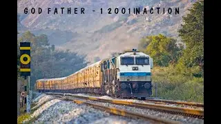 GODFATHER WDG-4 '12001' Aggression with Vishwamanava express | Indian Railways |