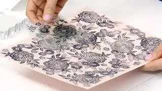 How to Create Pattern Paper with Stamps | Maggie Holmes