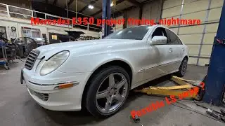 Mercedes E350 project timing nightmare 3.5l m272 engine rebuild possible ls swap