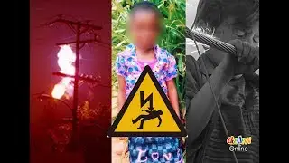 SAD !!! A 10 YEAR GIRL ELECTROCUTED TO DEATH BY A TV METAL POLE