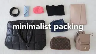 MINIMALIST Pack With Me For Weekend In Portorož