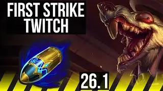 TWITCH & Lulu vs MEL & Sona (ADC) | First Strike, 59K damage, 5k gold comeback | EUW Master | 26.1